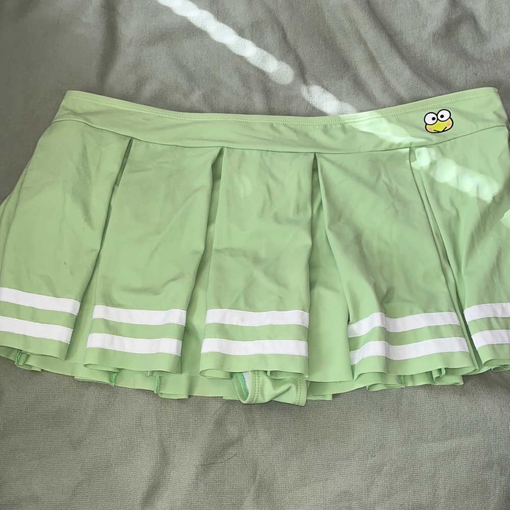Sanrio Keroppi varsity striped swim skirt - Picture 4 of 7